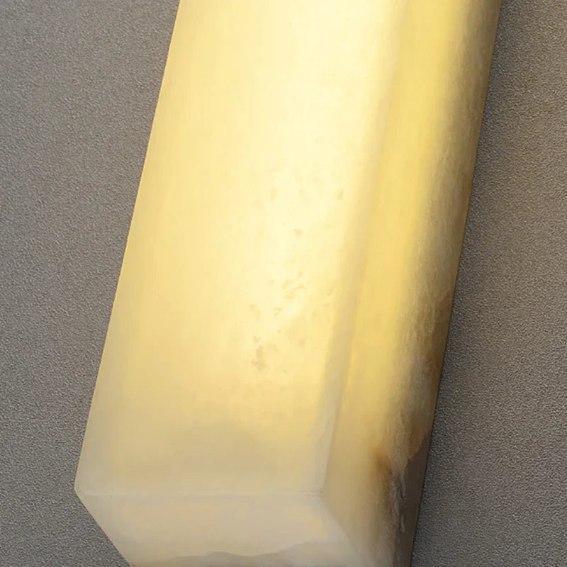 Aplique de pared LED DecorBites™ Cuboid Marble para dormitorio, restaurante, escaleras - Iluminación de hierro regulable