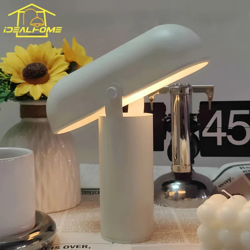 DecorBites™ LED Rechargeable Table Lamp Touch Switch Minimalist Modern Light for Bedroom, Living Room