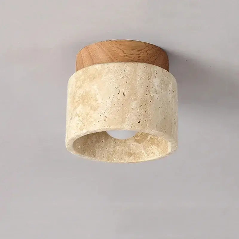 DecorBites™ Yellow Marble Ceiling Light for Home or Commercial Spaces