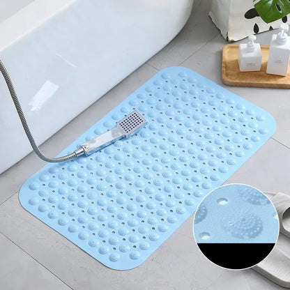 Decobites Non-Slip Bathtub Mat with Drain Hole and Suction Cups