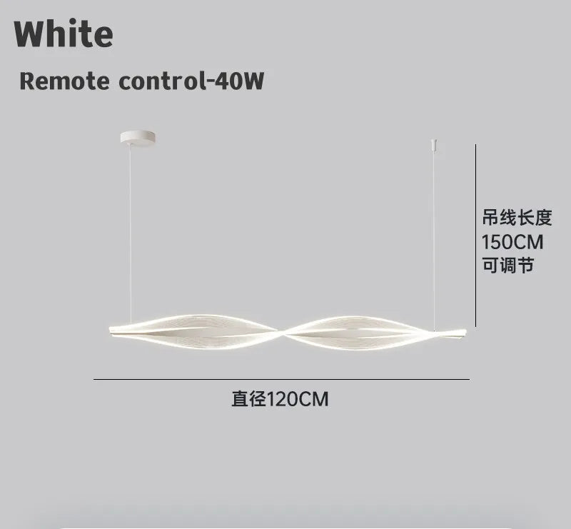 مصباح معلق LED أكريليك من DecorBites™ لغرفة الطعام والبار والمطبخ - مصابيح معلقة بسيطة