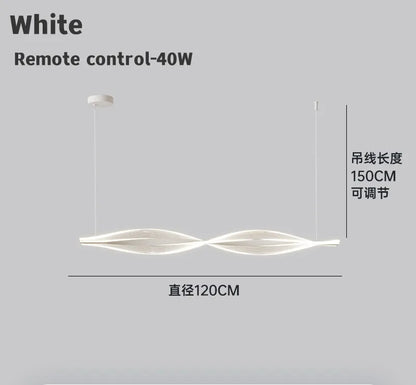 مصباح معلق LED أكريليك من DecorBites™ لغرفة الطعام والبار والمطبخ - مصابيح معلقة بسيطة