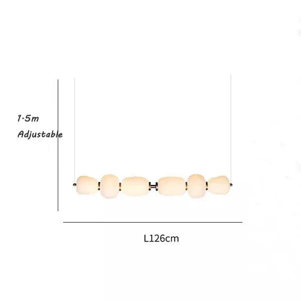 DecorBites™ Glass Ball Pendant Light: Modern Milky White LED Hanging Lamp for Dining Table