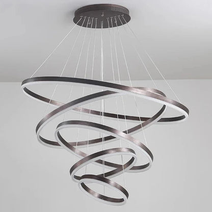 DecorBites™ Crystal Chandelier Stair Pendant Lamp Living Room Pendant Lights Interior Lighting