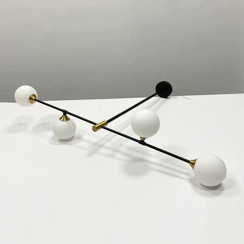 ثريا DecorBites™‎ على شكل كرة زجاجية للديكور المنزلي العصري والإضاءة