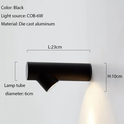 DecorBites™ LED Wall Sconce: Aluminum Creative Indoor Outdoor Lamp for Living Room Bathroom