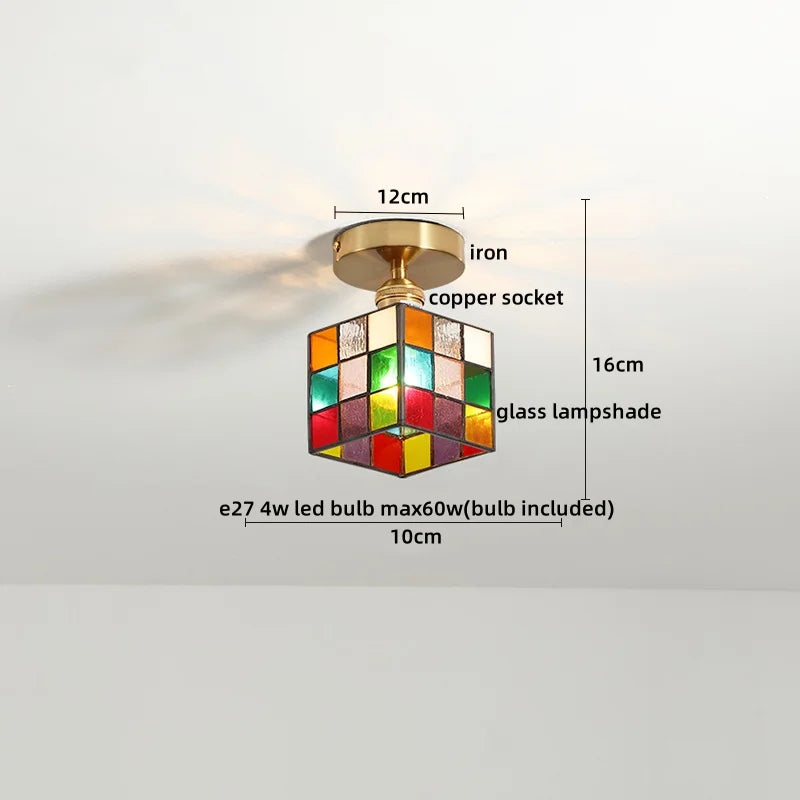 DecorBites™ Glass LED Ceiling Lights Modern Art Decor for Home Living Room Lighting