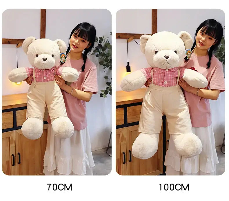 Decorbites™ Juguetes de Peluche de Oso Pareja de 80 cm Regalo de Navidad