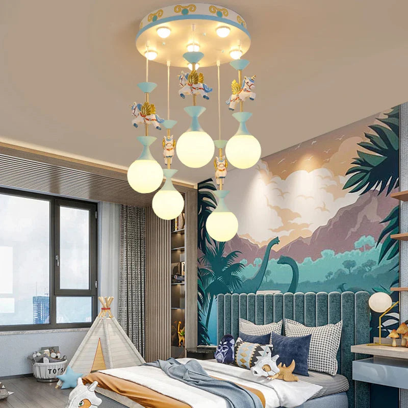 Decorbites™ Kinder-Deckenleuchter: Moderne LED-Hängeleuchte für die Dekoration des Mädchenzimmers