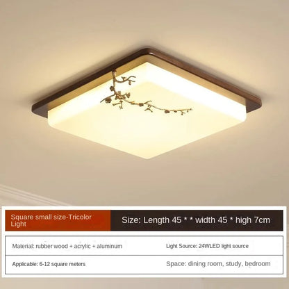DecorBites™ Antique Copper LED Ceiling Light - Traditional Chinese Art Painting Surface Lamp