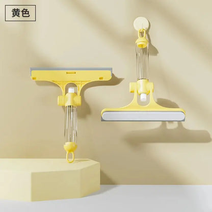 فرشاة تنظيف النوافذ ٤ في ١ من ديكوربايتس™ مع بخاخ لتنظيف الزجاج اللامع والمرايا والسيارات