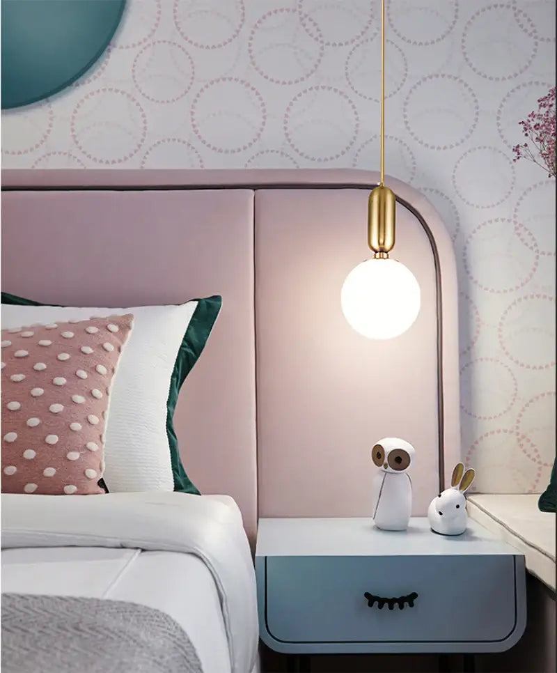 DecorBites™ Nordic Glass Ball Pendant Light - Modern Decor