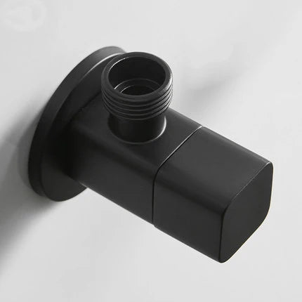 صنبور صمام التعبئة من DecorBites™ المصنوع من الفولاذ المقاوم للصدأ باللون الأسود، صنبور خلاط مطبخ قياسي بخيوط G1/2