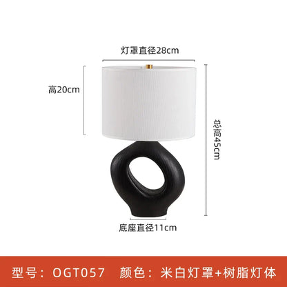 DecorBites™ Japanese Wabisabi Table Lamp E27 Living Room Bedroom Decor Lighting