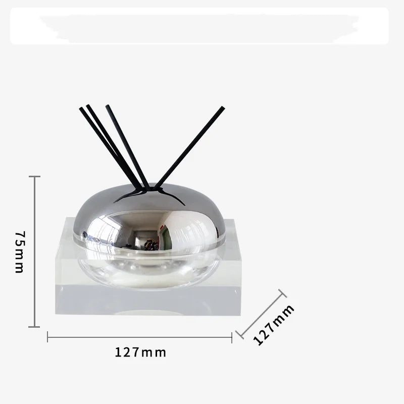 DecorBites™ Golden Geometry Aromatherapy Diffuser - Room Decoration Figurine