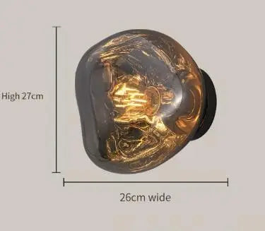 DecorBites™ Lava Glass Wall Lamp: Nordic Design for Home Decor, Living Room, Bedroom