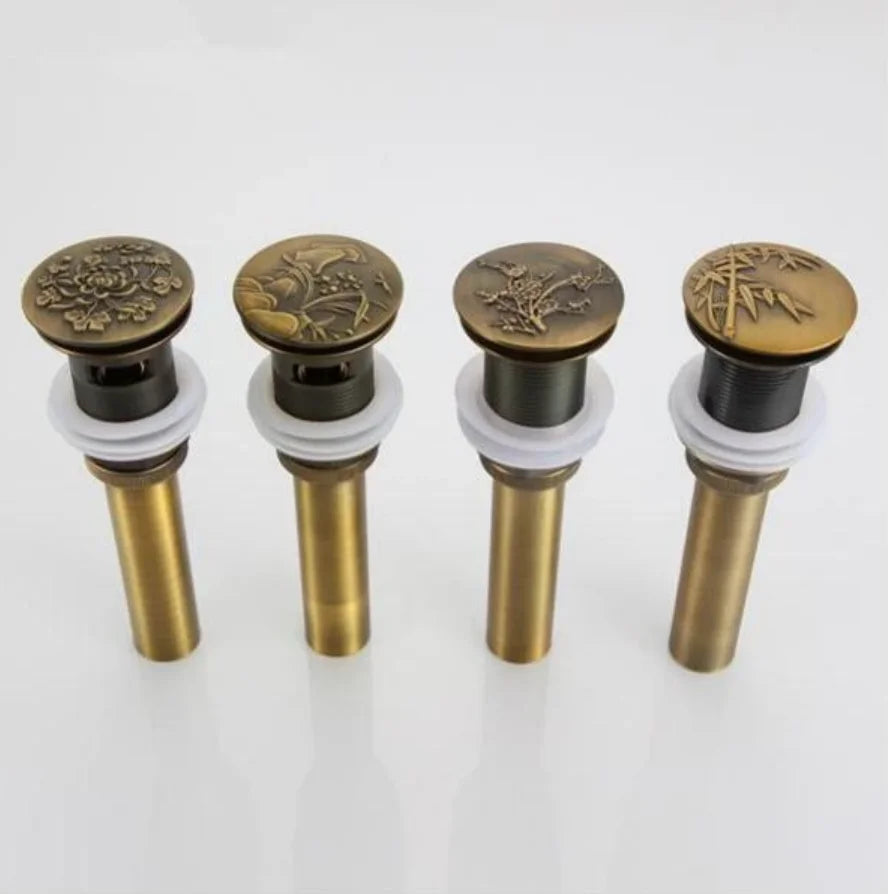 مصفاة حوض من النحاس العتيق من DecorBites™ - ملحق حمام