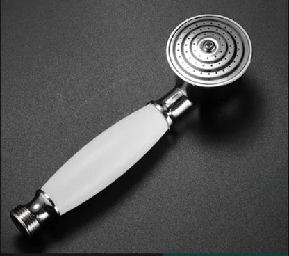 رأس دش يدوي بتصميم عتيق من DecorBites™ | فوهة مطر عالية الضغط لتوفير المياه