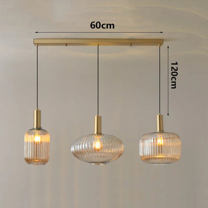 Modern Ring Glass Pendant Light