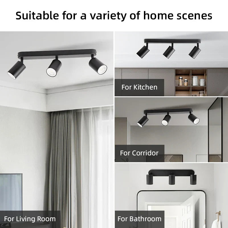 Decorbites™ Focos LED Regulables para Dormitorio, Pasillo, Tienda - Iluminación de Reemplazo para Bombilla GU10