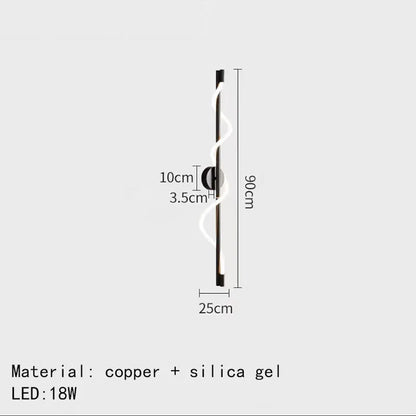 DecorBites™ Dimming Wall Lights in Gold, Black, or Copper for Living Room and Bedroom