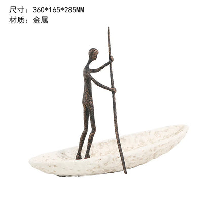 DecorBites™ Leopard Metal Horse Decoration for Study Office, Living Room Crafts & Home Decor