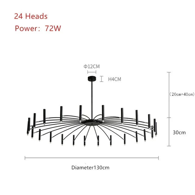 DecorBites™ Gypsophila LED Ceiling Pendant Lamp for Indoor Living Dining Bedroom Lighting