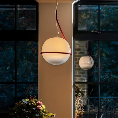 Lámpara colgante DecorBites™ con globo de cristal para dormitorio, sala de estar o isla de cocina