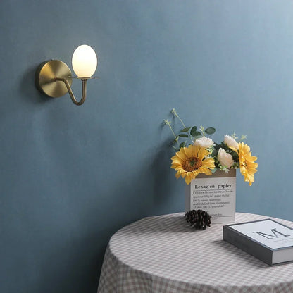 Decorbites™ Glas-Ei-Mini-Wandleuchte für Heimdekoration und Lesen, Vintage-Loft-Wandleuchte