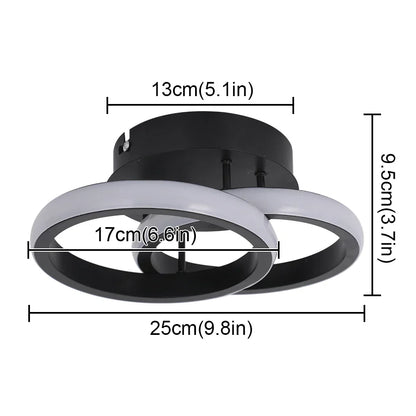 DecorBites™ Acrylic LED Ceiling Light: Modern Home Decor Lighting for Bedroom, Aisle, Balcony, Corridor