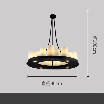 DecorBites™ Glass LED Chandelier - Stylish Lighting for Home Decor & Dining Room