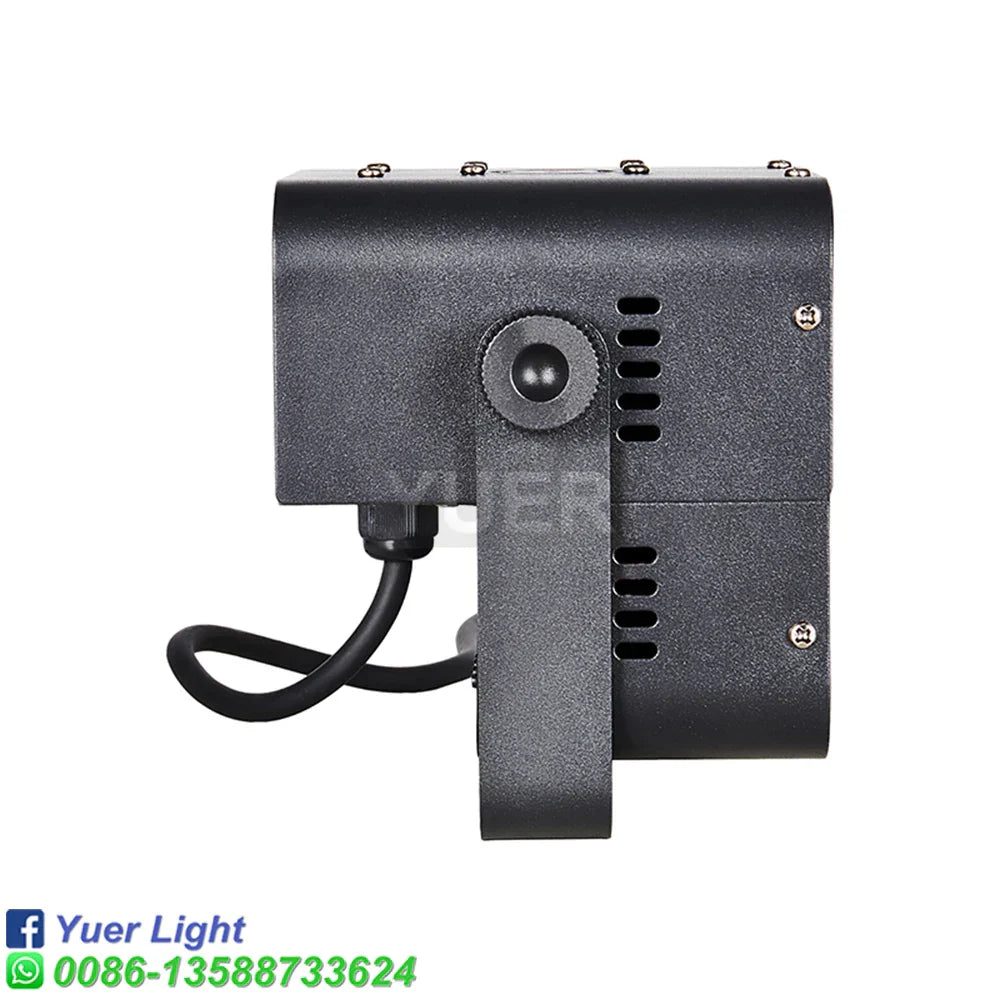 Decorbites™ Luz LED Flat Par 4X10W RGBW para Iluminación de Fiestas, Bodas y Escenarios