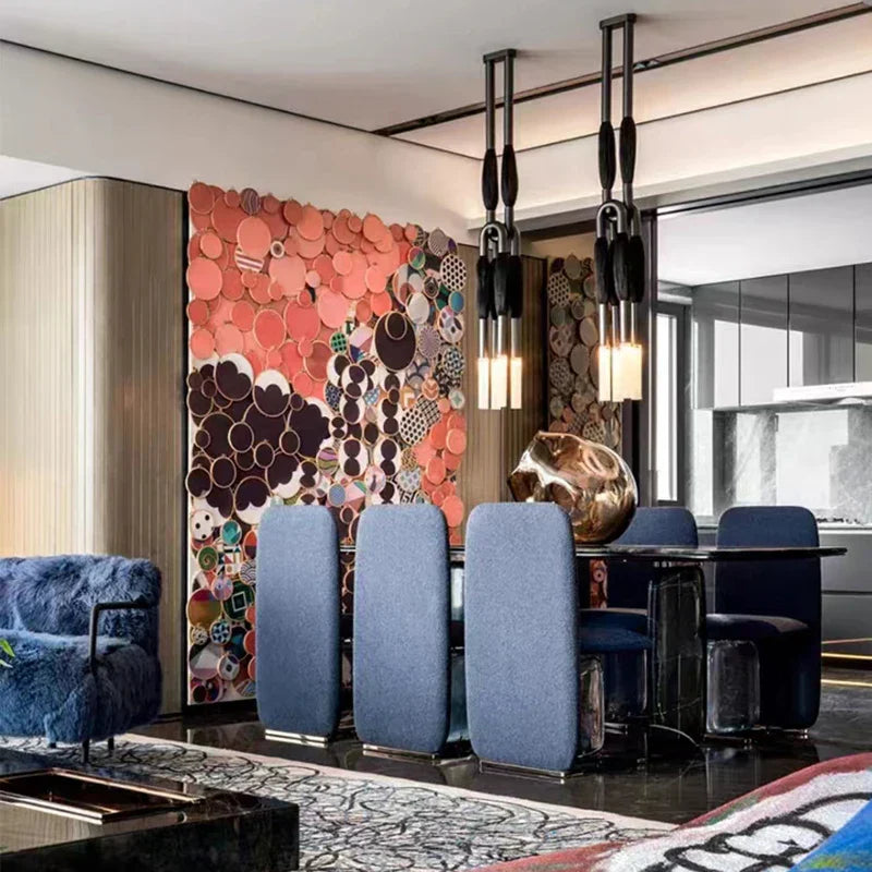 DecorBites™ Cloth Pendant Light with Acrylic Shade and G9 Bulb for Dining Room and Kitchen