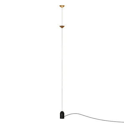 Lámpara de pie colgante de cable de hierro con diseño de cono DecorBites™