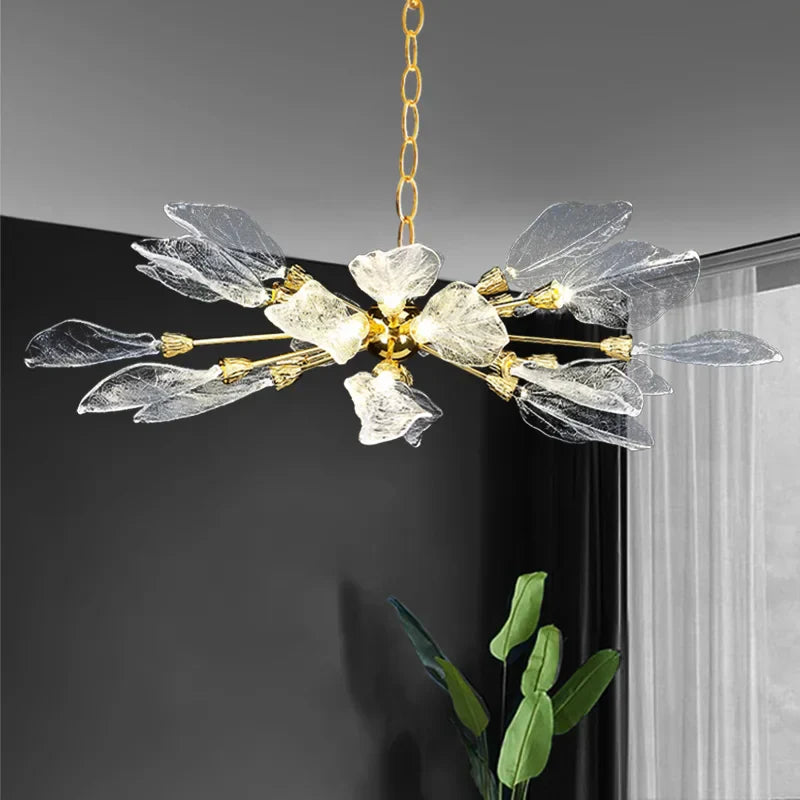 DecorBites™ Leaf-Shaped Pendant Lights for Bedroom, Living Room, and Restaurant