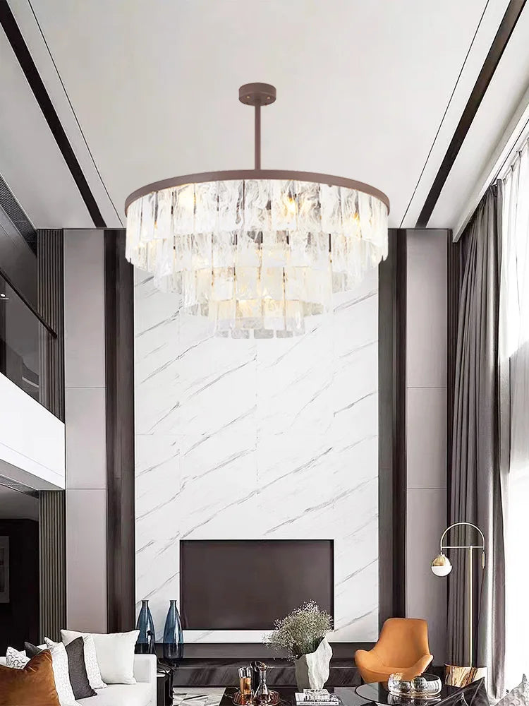 DecorBites™ Cloud Glass LED Pendant Light - Dimmable Designer Home Decoration