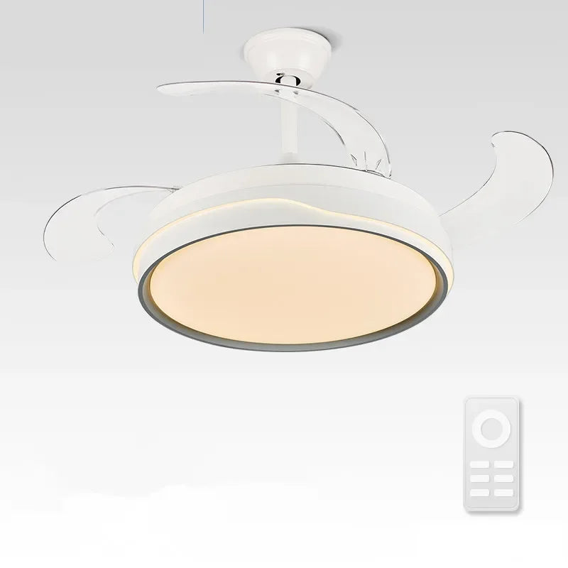 DecorBites™ Ceiling Fan Light Remote Control LED Lamp for Bedroom, Dining Room Home Appliance