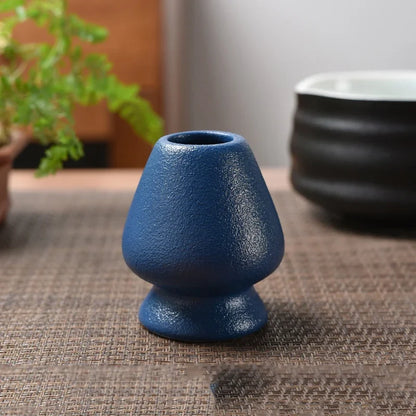 DecorBites™ Ceramic Matcha Whisk Stand & Tea Bowl Holder for Kitchen and Dining