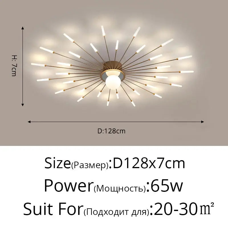 DecorBites™ LED Modern Ceiling Lights for Bedroom, Hall & Living Room