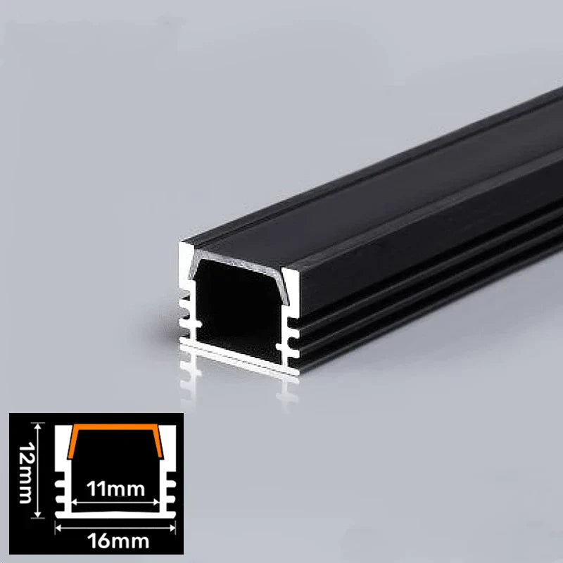 DecorBites™ LED Aluminum Profile for Cabinet Closet Strip Lights