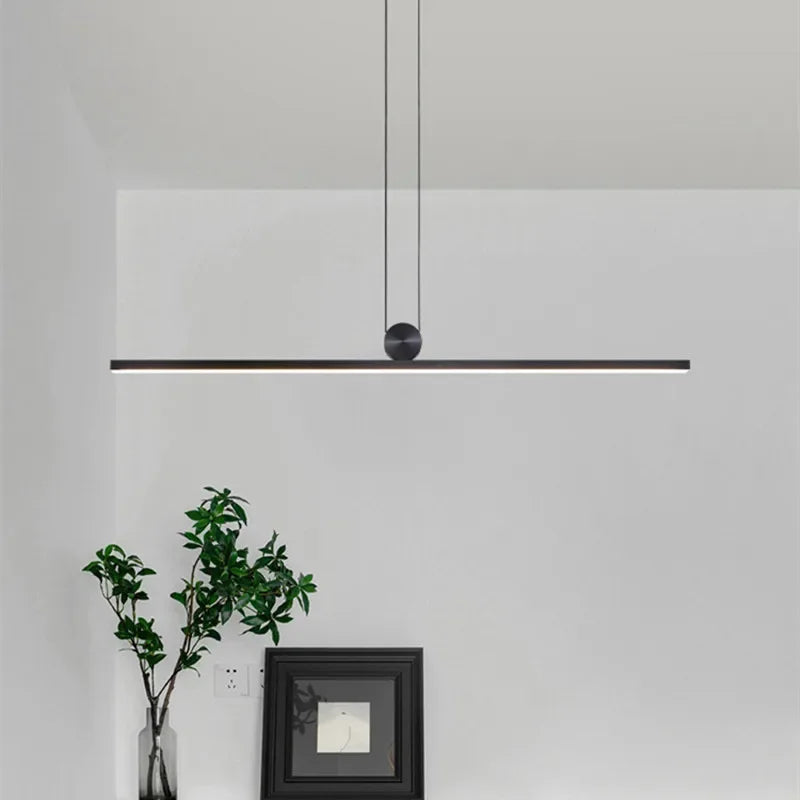 DecorBites™ Dimmable LED Ceiling Chandelier: Modern Minimalist Lighting for Home and Office