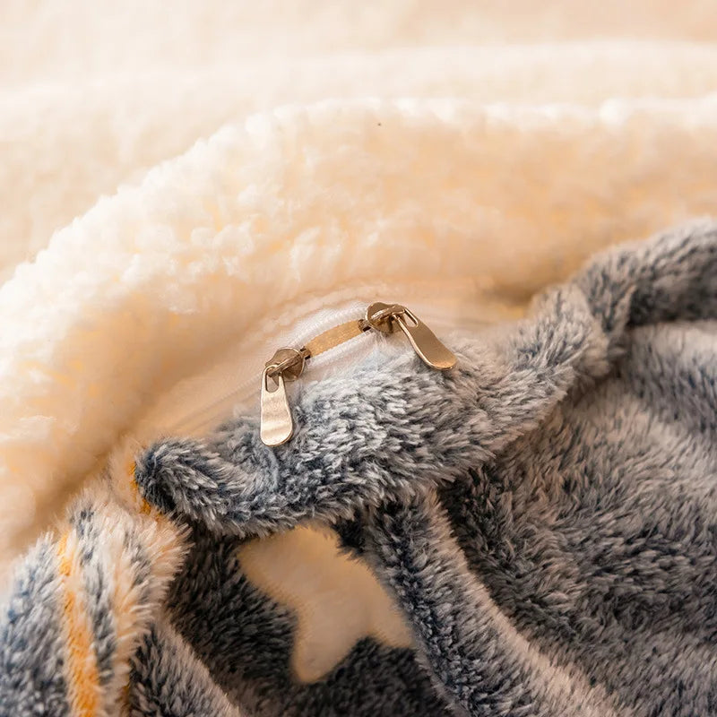 Manta de lana polar de doble cara DecorBites™