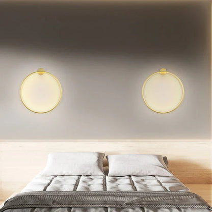 DecorBites™ Gold Black Ring LED Wall Light Living Room Bedroom Lamp Seconce