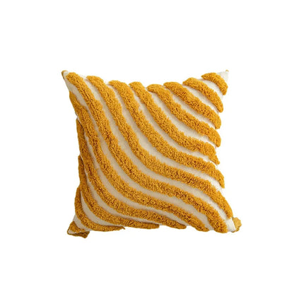 غطاء وسادة مُطرز هندسيًا من DecorBites™ - ديكور أريكة بوهو عصري