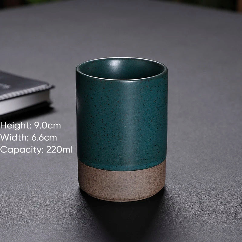 DecorBites™ Japanese Style Ceramic Tea Coffee Cups Latte Mug Espresso Afternoon Teacup Water Mug