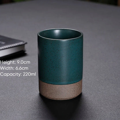 DecorBites™ Japanese Style Ceramic Tea Coffee Cups Latte Mug Espresso Afternoon Teacup Water Mug