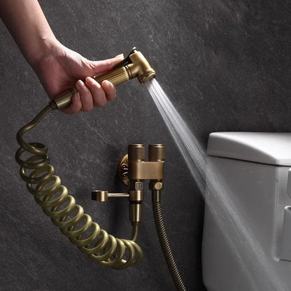 DecorBites™ Antique Bronze Bidet Sprayer Set with High Pressure Gun