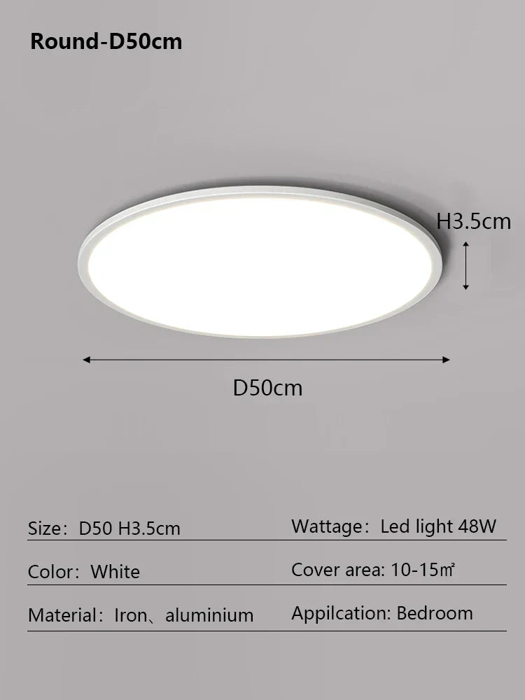 DecorBites™ LED Ceiling Lamp: Modern Minimalist Rectangular Design for Living room, Bedroom, Indoor Lighting