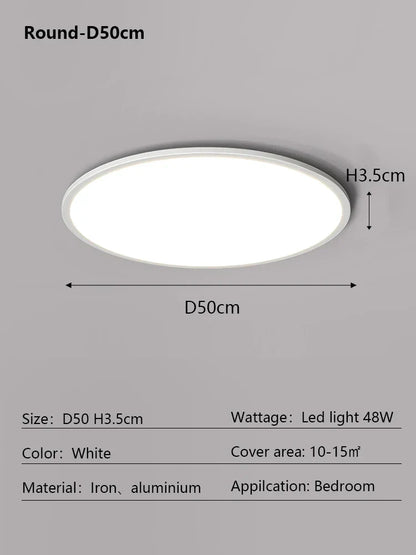 DecorBites™ LED Ceiling Lamp: Modern Minimalist Rectangular Design for Living room, Bedroom, Indoor Lighting
