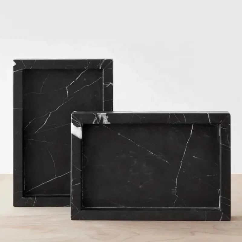 DecorBites™ Marble Tray: Aromatherapy Diffuser & Candle Holder Tray